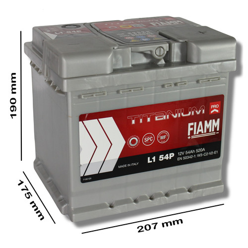 Fiamm batteria titanium 12v - titanium,