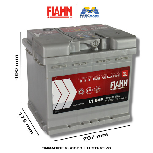 Fiamm batteria titanium 12v - batteria,