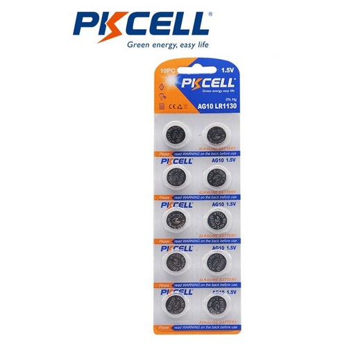 10x pkcell pila batteria - 10x,